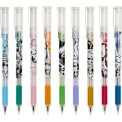 M&G QGPA2209 0.5mm 9 Colors Gel Pen Set Student Learning Office Education Supplies School Stationery Painting Pen