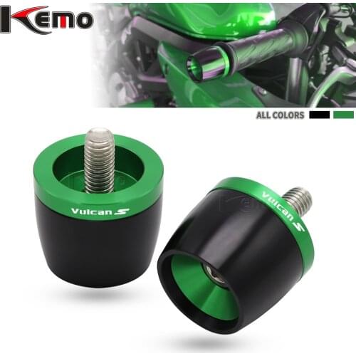 For Kawasaki Vulcan VULCAN S Vulcan 650 S Motorcycle Accessories CNC Handlebar Grips Bar Ends Cap Counterweight Plug Slide