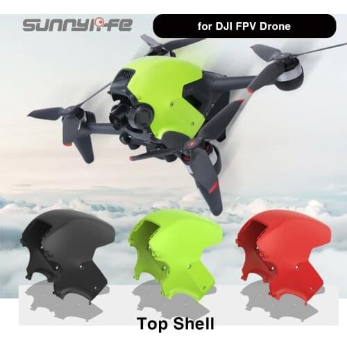 Sunnylife Replaccement Top Shell for DJI FPV Plastic Drone Body Top Protector Cover Repair Parts Drone Accessories