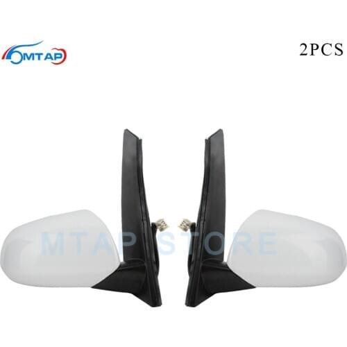 MTAP 2PCS Outside Rearview Mirror Assy 5Pins Turn Signal Lamp Blue Lens For Honda For Odyssey RB1 2004 2005 2006 2007 2008