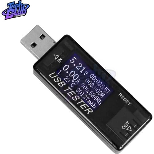 QC2.0 QC3.0 4-30v USB Voltmeter Ammeter Electrical Energy Power Supply Capacity Voltage Current Meter USB Tester Monitor