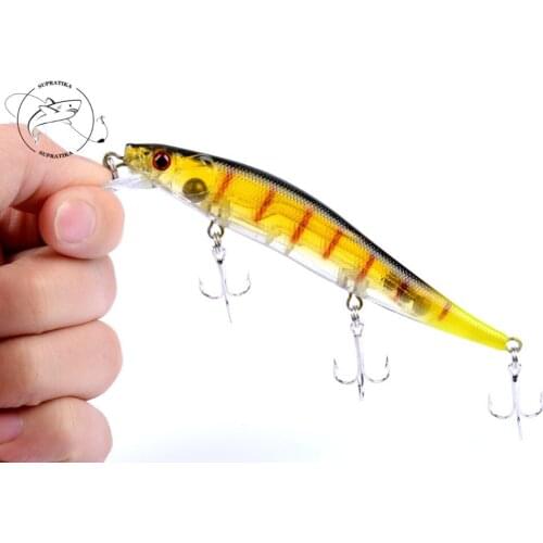 1Pcs 12.5cm/12.4g Isca Artificia Minnow Fishing Lure Fishing Wobblers Tackle Isca Artificial Quality Hook Swimbait