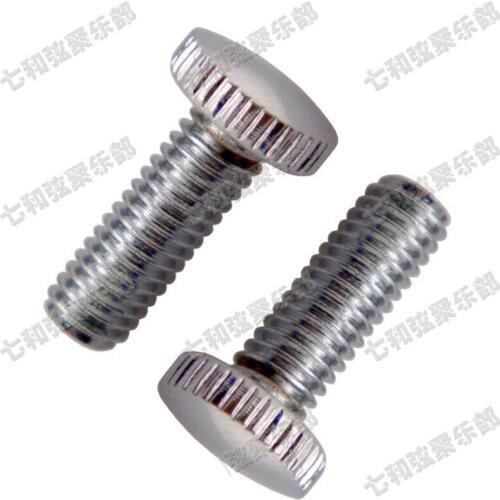 12 Pcs/lot M5*17mm Chrome Tremolo Bridge Fine Tuning Screws For Electric Guitar accessories parts Musical instrument