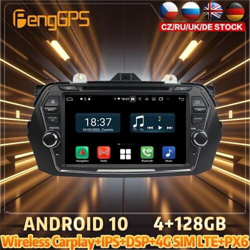 128G Android10 PX6 DSP For SUZUKI CIAZ 2015 2016 Car DVD GPS Navigation Auto Radio Stereo Video Multifunction CarPlay HeadUnit