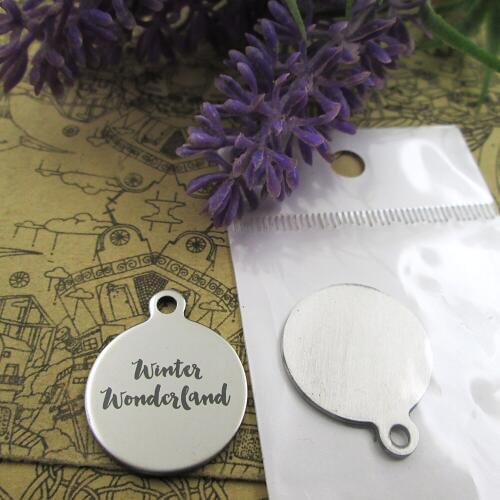 20pcs--"winter wondcrland"stainless steel charms more style for choosing DIY Charms pendants for necklace