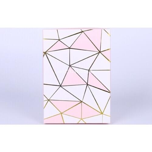 200pcs Pink Stamping Design Paper Cake Box Chocolate Mooncake Cookies Box Party Gift Box 21.8x15x5cm Wholesale