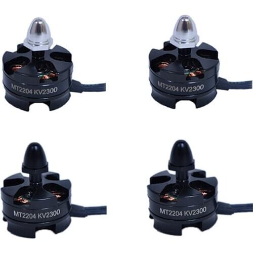 4Pcs Mt2204 2300Kv Cw Ccw Mini Brushless Motor For Mini 200 210 230 250 Mm Quadcopter