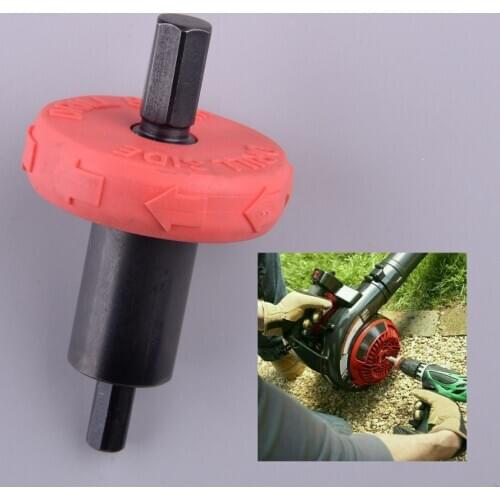 Electric Engine Start Starter Drill Bit Adapter For Capable Handheld Power Equipment String Trimmers Leaf Blower Cultivator