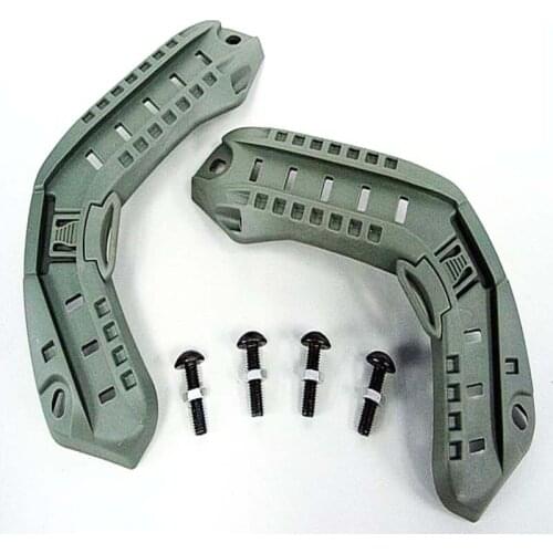 OD color Helmet ARC Rail Fits all ACH, MICH, PASGT,Fast Helmet and lightweight Marine Helmets