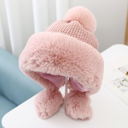 Dianjie Women's Hats With Pompoms