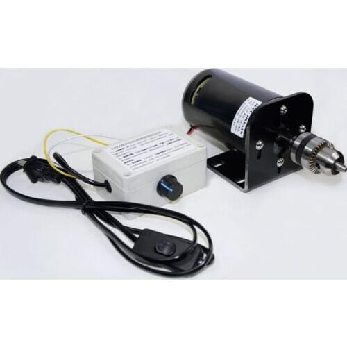 Permanent magnet DC motor 220V350W double ball bearing high speed bead bed lathe electric drill