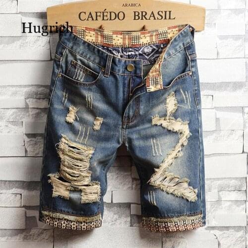 Мужские джинсовые шорты Hugrich China At AliExpress