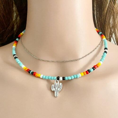 KANDRA CORK Beaded Chokers