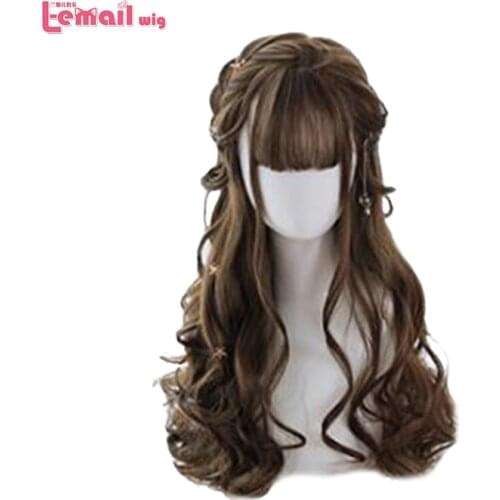 L-email wig Synthetic Wigs
