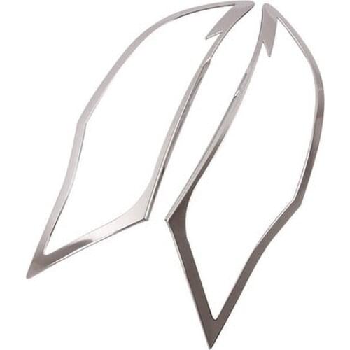 Car Front Headlight Lamp Covers Bumper Trim Frame Decorate Accessories for Geely Boyue