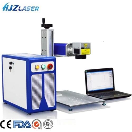 Low price laser marker 10Watt 20Watt 30Watt 50Watt cnc 3d portable mini color fiber laser marking machine for metal