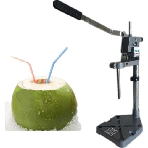 Tender coconut opener green coconut punching machine