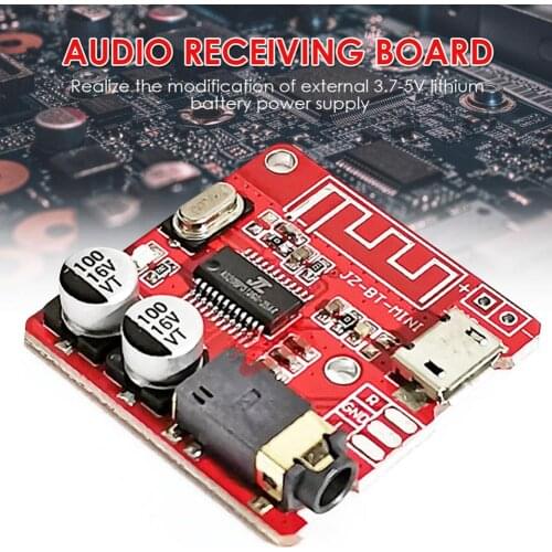 DIY 3.7-5V Bluetooth Audio Receiver Board Bluetooth 5.0 MP3 Lossless Decoder Board Wireless True Stereo Music Module XY-BT-Mini