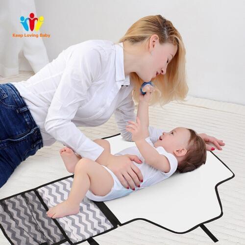 Baby Diaper Waterproof Portable Nappy Changing Pad Stroller Travel Toddler Breathable Outdoor Mat Clean Hands Changing Pad