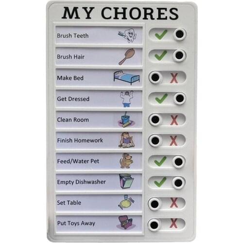 Portable RV Checklist Note Board Removable Chores Reusable Creative Note Pad For Home Camping Traveling Elder Care Checklist