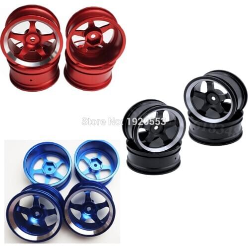 Alloy Metal Wheel Hub Rims 12mm Hex Hub 52mm 5 Spoke CNC Part For HSP HPI Himoto WLtoys A959-B A979-B A959 A969 A979 1/10 RC Car