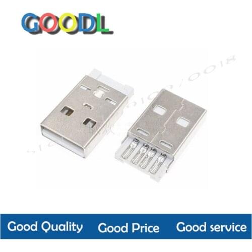 5pces A male welding wire main body 2.0 welding wire USB male connector USBA male AM welding wire USB plug