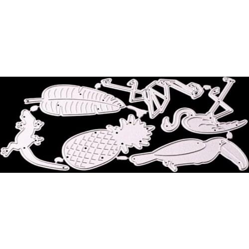 Fruit and animal Metal Cutting Die Stencils for DIY Scrapbooking album Decorative Embossing Hand-on Paper Cards Frame Cutting