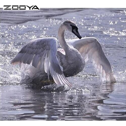 ZOOYA DIY Diamond Painting Animal Kit Picture Of Rhinestone New Needlework Home Decoration Paint Embroidery Full Drill Icon T52