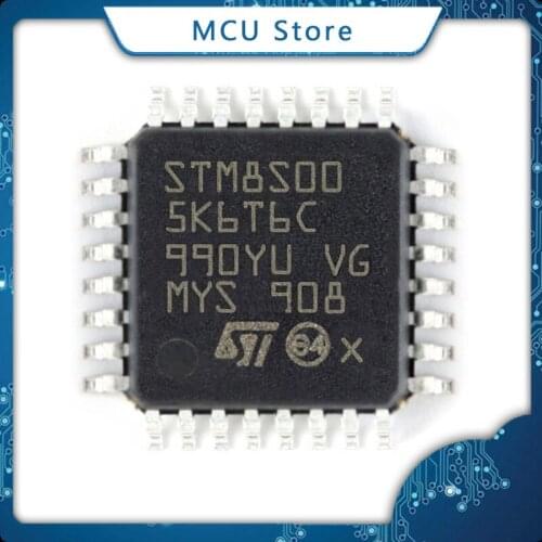 10pcs STM8S005K6T6 STM8S005K6T6C LQFP32 STM8S003K3T6C STM8L151K6T6 STM32G030K8T6 STM32G STM8S005 LQFP-32 New original IC chip
