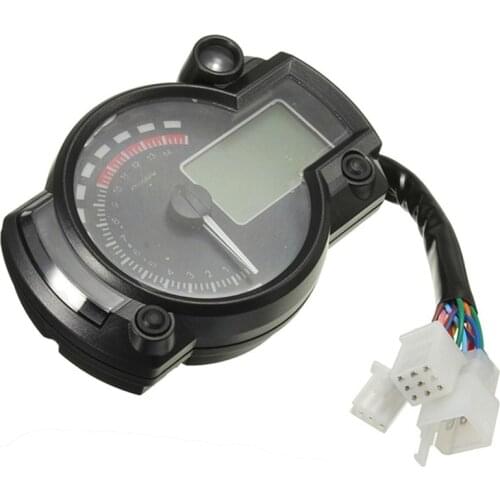 299 Kmh LCD Digital Kit Colorful Motorcycle Odometer Speedometer Mph Universal Tachometer Gauge 15000RPM Universal