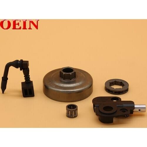 .325" 7T Clutch Drum Sprocket Rim Bearing Oil Pump Drive Fit For PARTNER 420 390 350 351 352 370 371 Gas Chainsaw Spare Parts