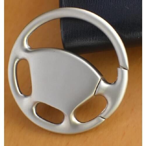 3D steering wheel keychain key ring high quality car key chain key holder creative sleutelhanger chaveiro llaveros hombre