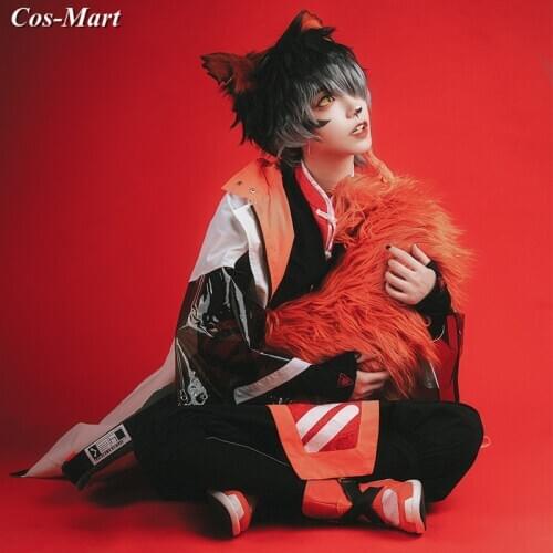 Arknights Aak Cosplay Costume RHODES ISLAND New Operator Ancient Forge Combat Uniform Male Halloween Party Role Play Clothing