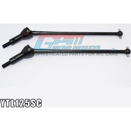 Axial Yeti XL 90032 45# Hardened Steel CVD Front Universal Joint 125mm Long-1 Pair Ytl125sc