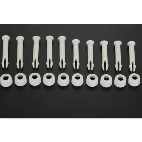 12pcs Plastic Bolts+Caps ABS Lock Joint Pin+Seal 5.5/6cm 2.16/2.36in for Model 28270-28273 Swimming Pool 10'-12' Metal Frame
