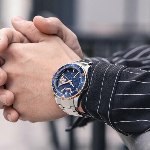 2021NAVIFORCE Top Brand Men Watches Quartz Luxury Stainless Steel Strap Casual Sport Waterproof Calendar Male Clock WristWatch