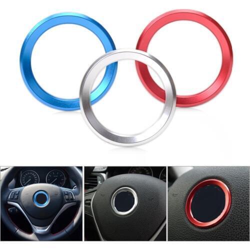 CITALL Car Steering Wheel Center Ring Cover Trim For BMW 1 3 4 5 7 Series M3 GT5 X1 X3 X5 X6 F30 F32 F10 E38 F25 2013 2014 2015