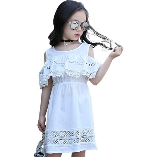 Kids Dresses For Girls Lace Girls Dresses Casual Style Dress Kids Summer Girl Costume 6 8 10 12 14