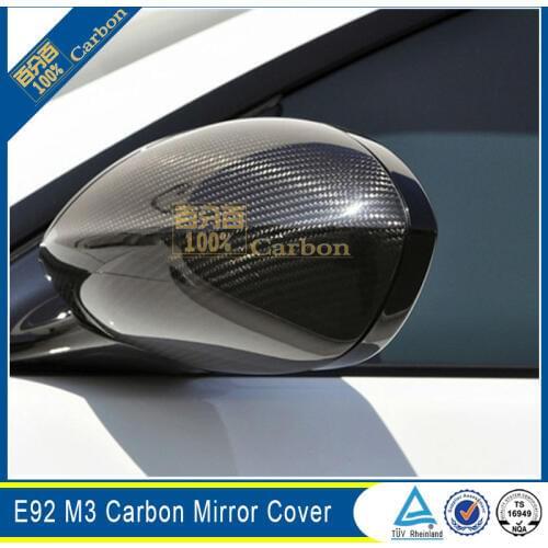 E92 M3 Style carbon fiber Mirror Cover For BMW E92 m3 Style side mirror covers replacement