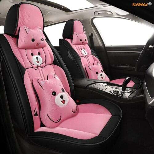 KAHOOL flax car seat covers For nissan leaf x-trail t30 navara d40 almera n16 primera p12 terrano teana j32 classic car seats