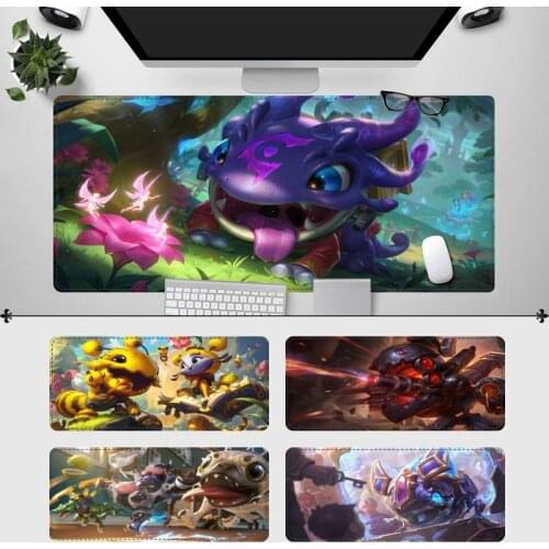 30x60cm League of Legends Kog'Maw Mouse Pad Gamer Keyboard Maus Pad Desk Mouse Mat Game Accessories For Overwatch