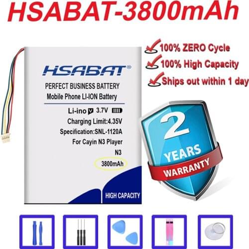 Top Brand 100% New 3800mAh Battery for Cayin N3 Player in stock
