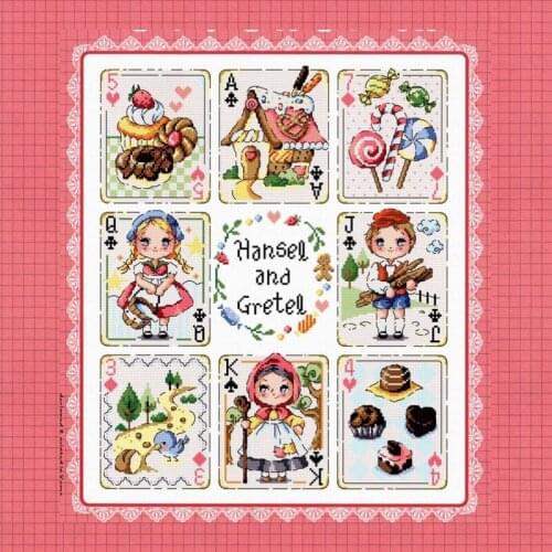 G162 Stich Cross Stitch Kits Craft Packages Cotton Fabric Floss Counted New Designs Needlework Embroidery Cross-Stitching