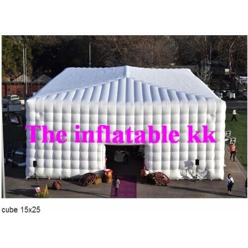Custom Cube Inflatable cube tent, inflatable Marquee, Inflatable meeting Tent for Exhibition and Advertisement