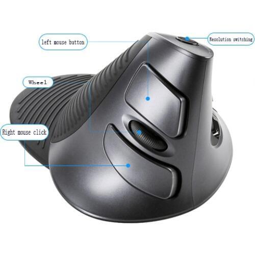 New For SANWA (Japan Brand) Ergonomic wireless mouse 2.4G Laser Mouse Upright grip -Sanwa Supply MA-ERGW6