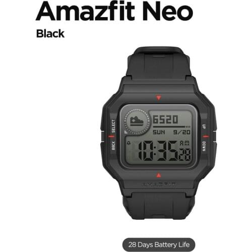 NEW 2020 Amazfit Neo Smart Watch Bluetooth Smartwatch 5ATM Tracking 28Days Battery Life Watch For Android IOS Phone