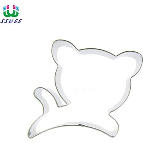 Direct Selling,Frolicking Happily Small Cat Shape Cake Decorating Fondant Cutters Tools,Animal Cookie Biscuit Baking Molds