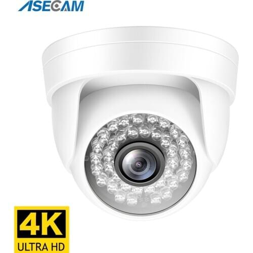 Super 8MP IP Camera 4K HD H.265 Onvif White Dome indoor CCTV Night Vision IR 4MP POE Surveillance Camera