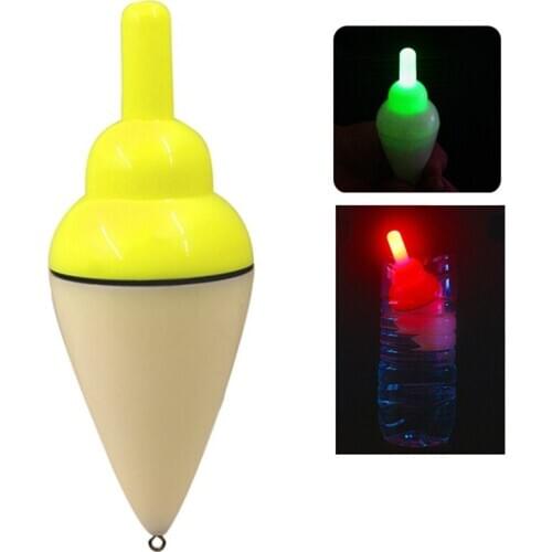 Led Electronic Fishing Float Seawater Sea Rock Plastic Fishing Float Squid Electronic Induction Drift Buoy Fishing Tackle Access