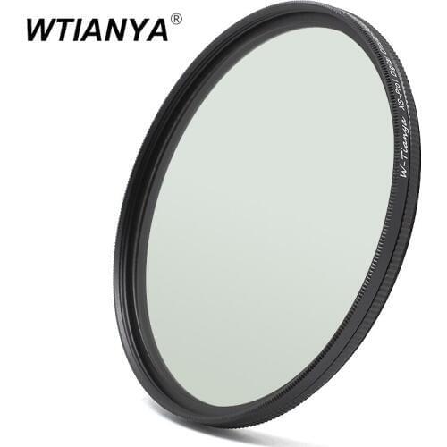 WTIANYA 43mm SLIM Circular Polarizer Polarizing CPL Filter for Canon EF-M 22mm f/2 STM, Samsung 16-50, Fujifilm XF23mm f/2